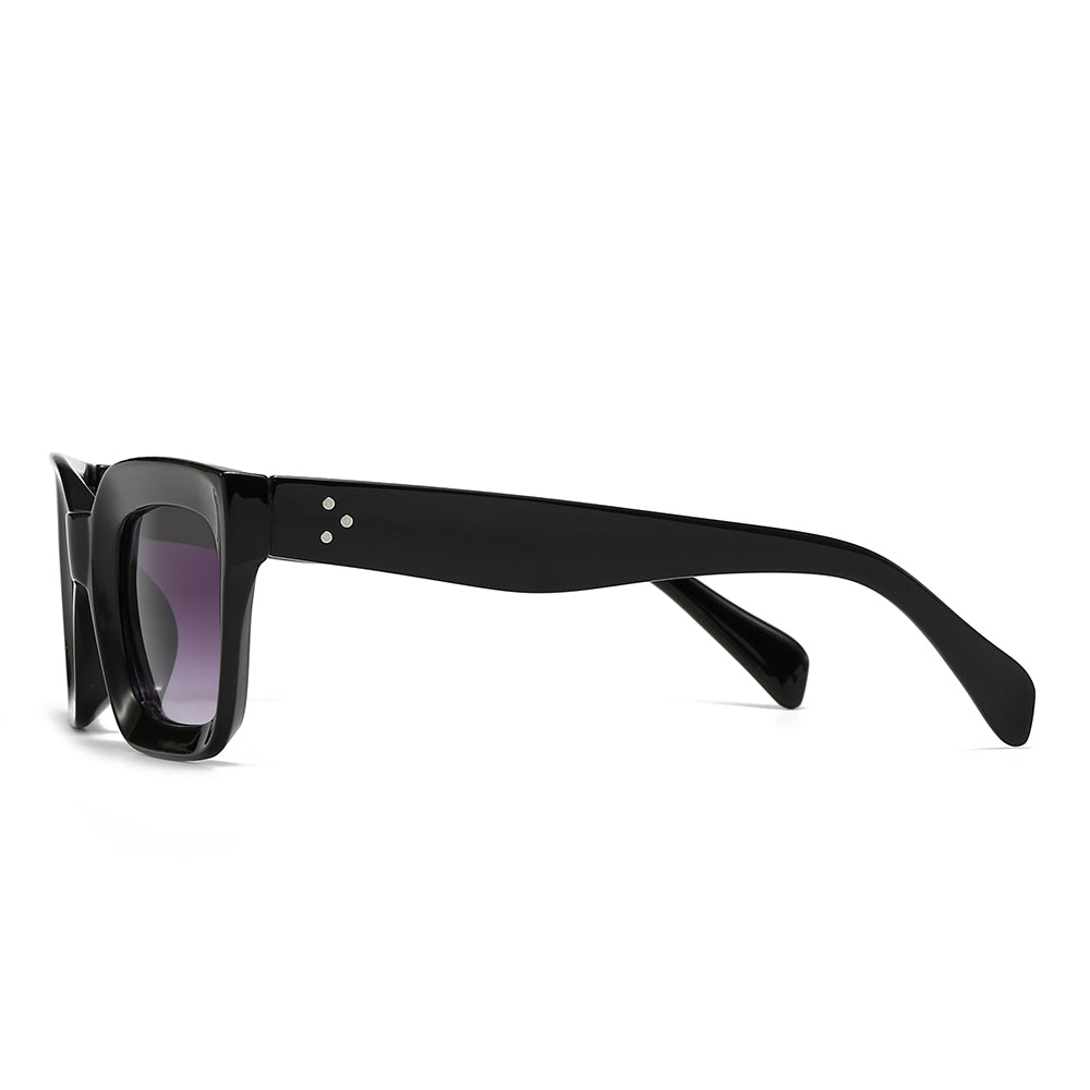 Dollger Thick Acetate Trapezoidal Sunglasses