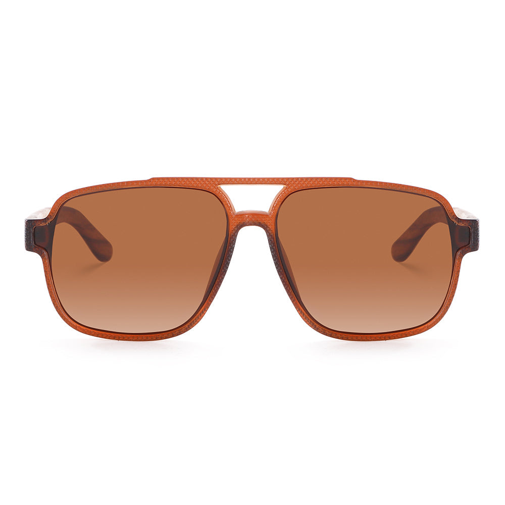 Dollger Black Oversized Aviator Sunglasses