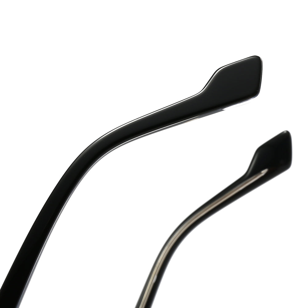 Dollger Wide Thick Square Tinted Sunglasses