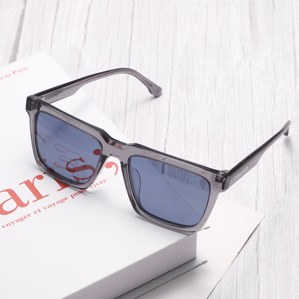 Dollger Square Hipster Acetate Square Tinted Sunglasses