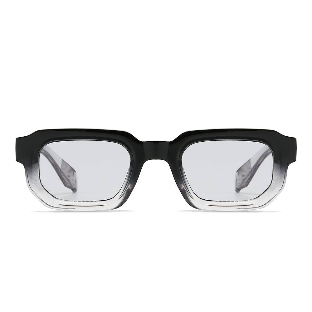 Dollger Acetate Rectangle Full-Rim Tinted Sunglasses