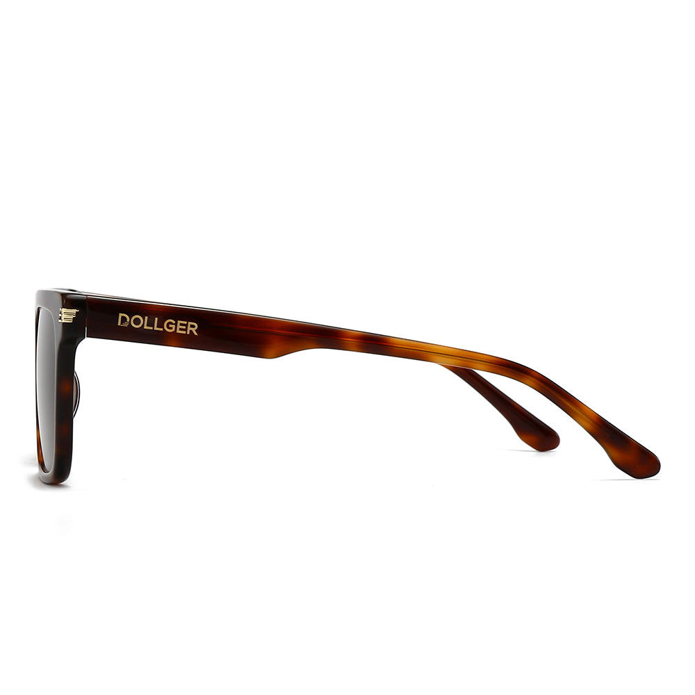 Dollger Square Hipster Acetate Square Tinted Sunglasses
