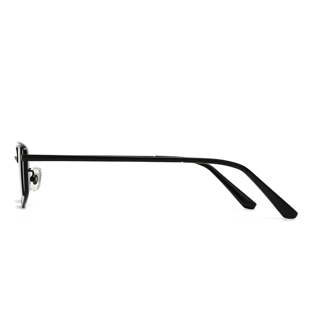 Dollger Rectangular Metal Tinted Sunglasses