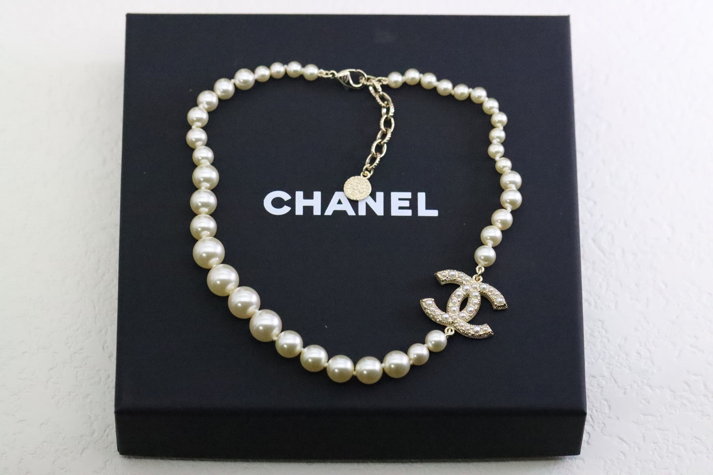 Star Pearl Double C Necklace