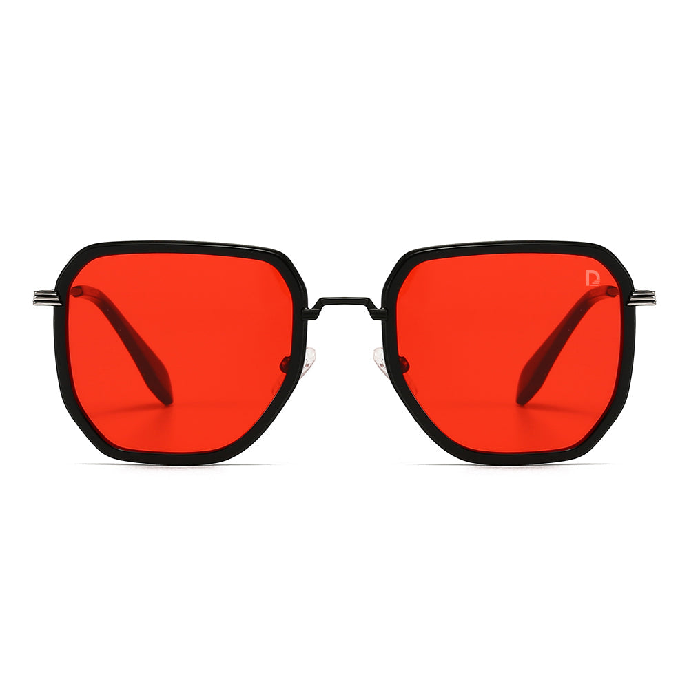 Dollger Retro Polygon Trendy Square Polarized Sunglasses