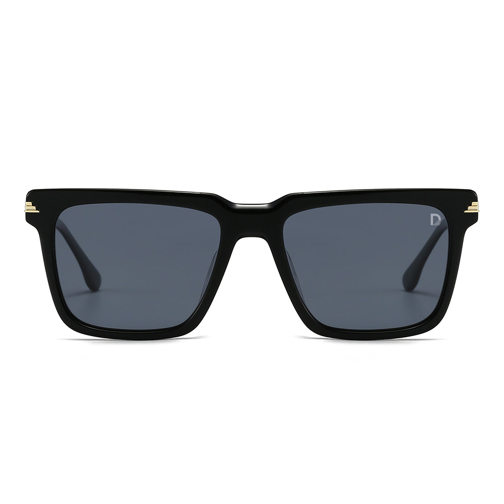 Dollger Square Hipster Acetate Square Tinted Sunglasses