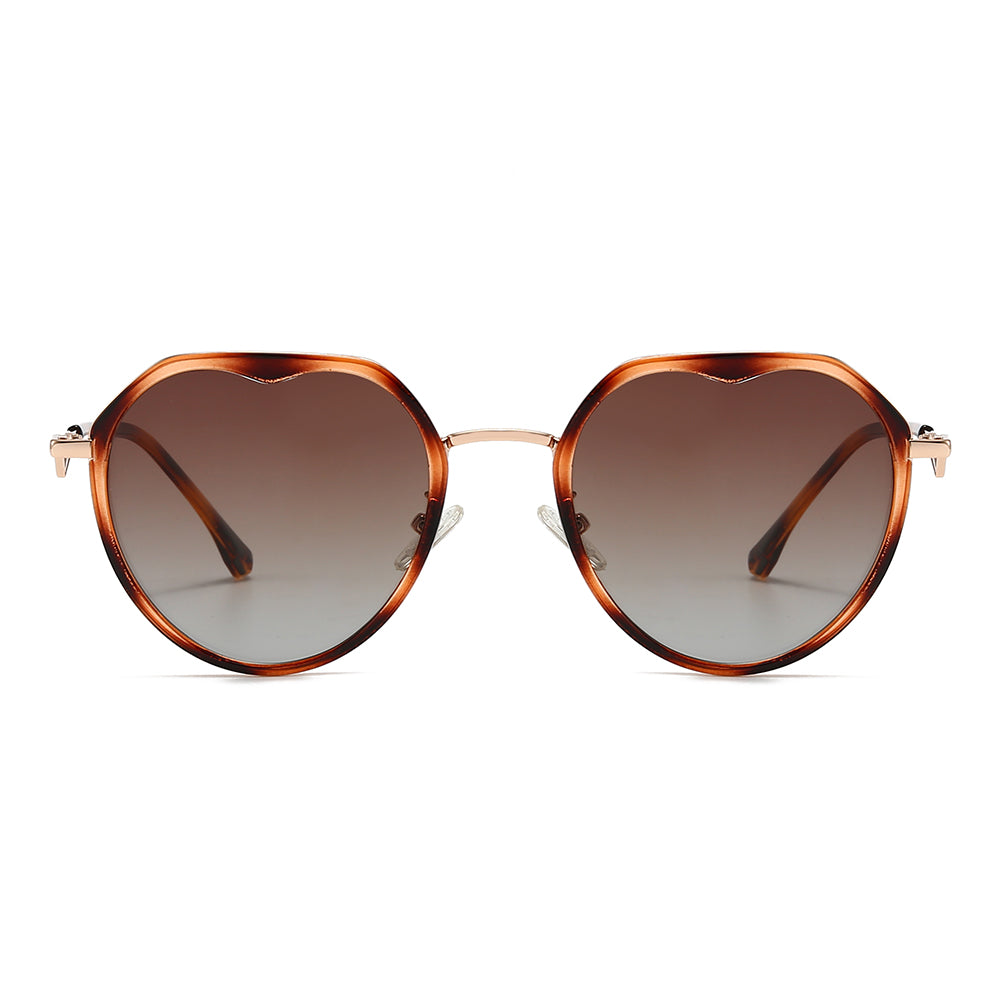 Dollger Gradient Lens Round Sunglasses