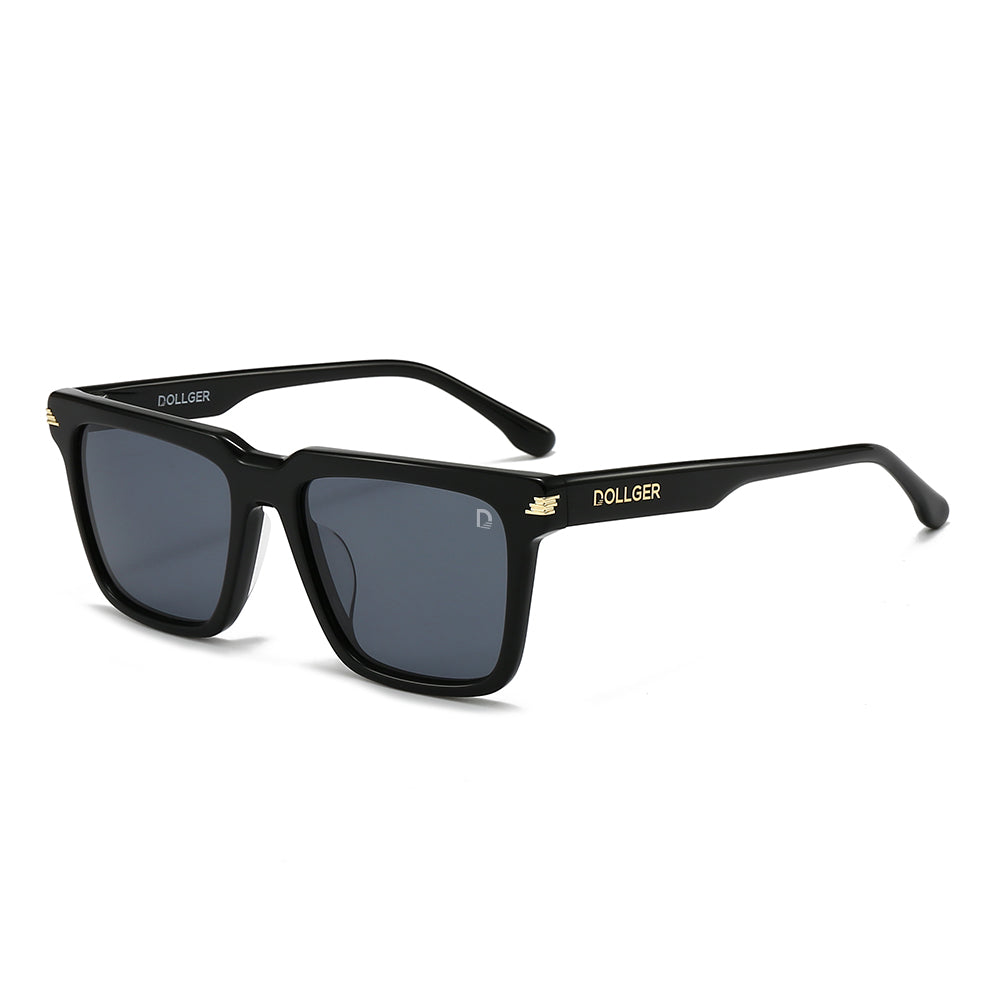 Dollger Square Hipster Acetate Square Tinted Sunglasses