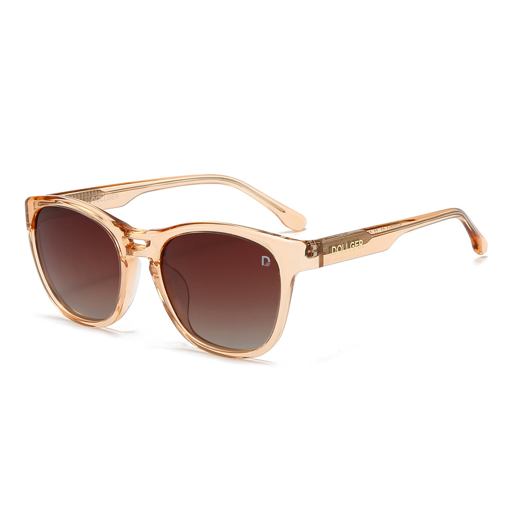 Dollger New Double Brow Bar Design Round Sunglasses
