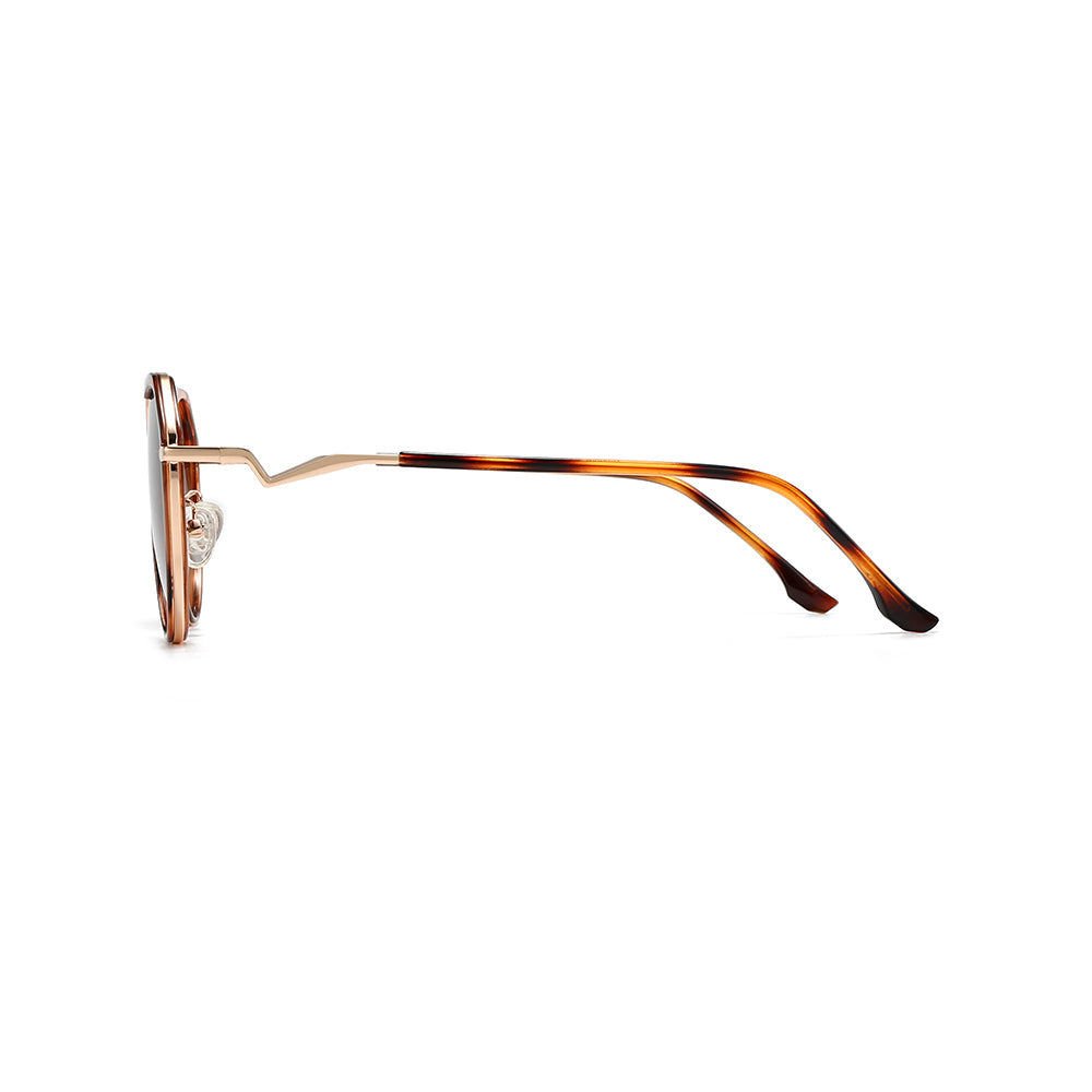 Dollger Gradient Lens Round Sunglasses