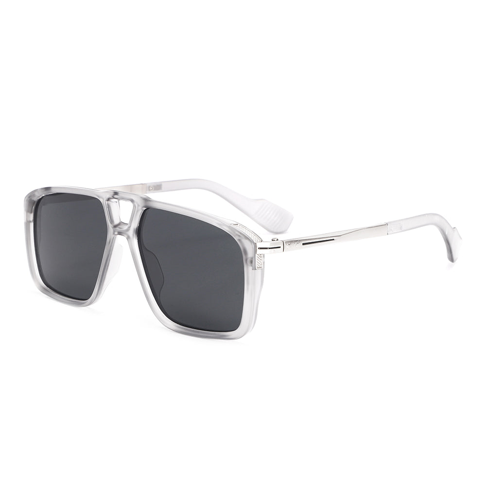 Dollger Vintage Bridge Square Tinted Sunglasses