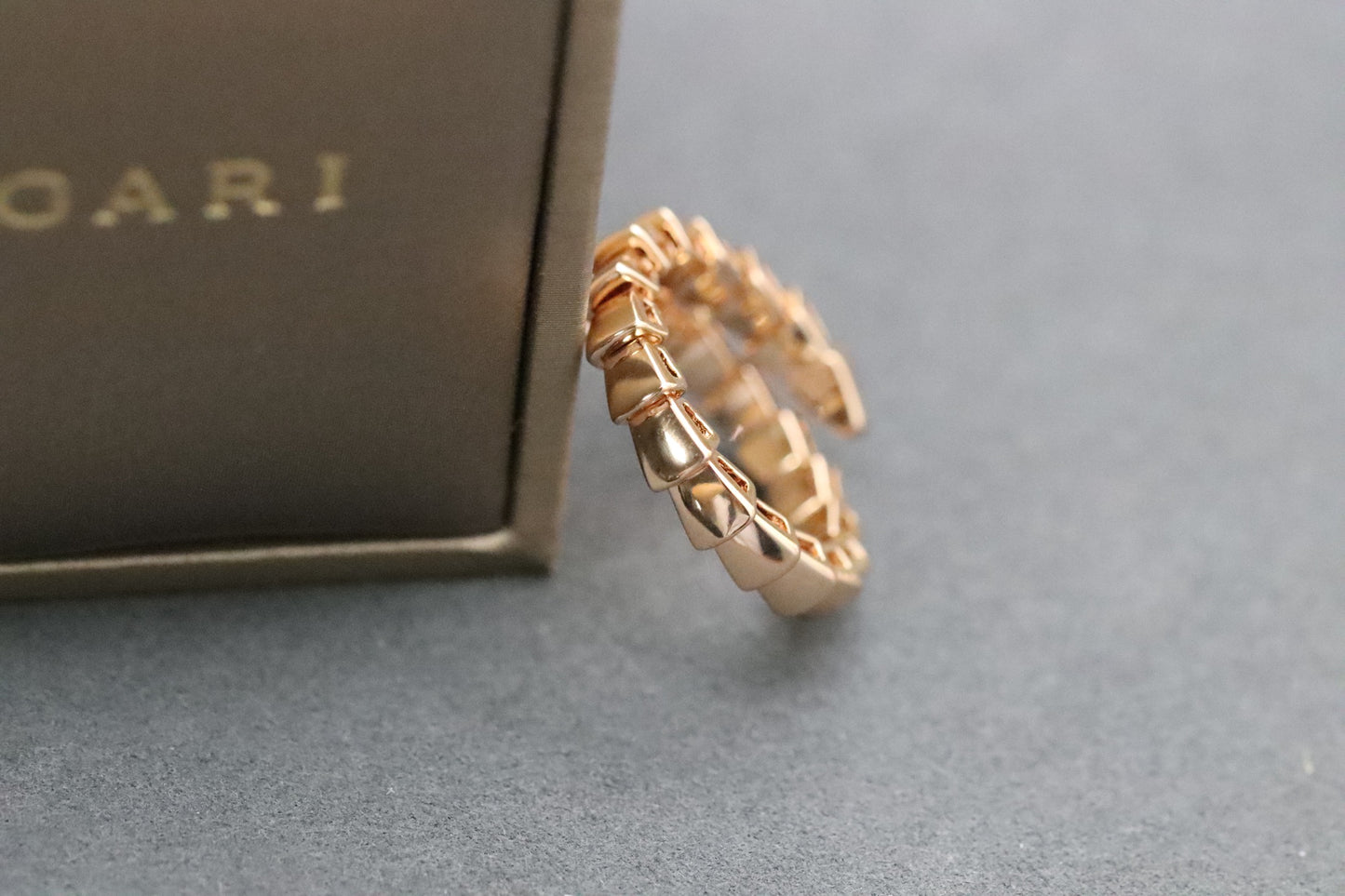 Head and Tail Diamond Snake Ring