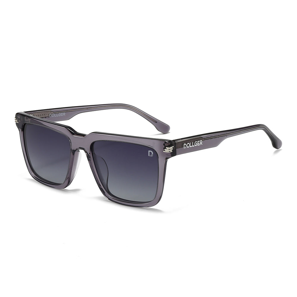 Dollger Square Hipster Acetate Square Tinted Sunglasses