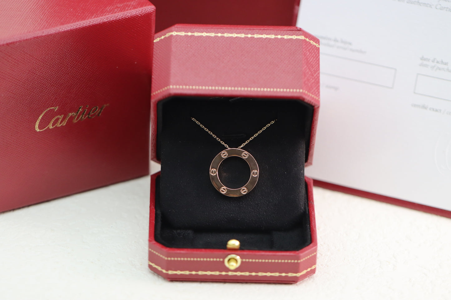 Rose Gold Round Clavicle Necklace
