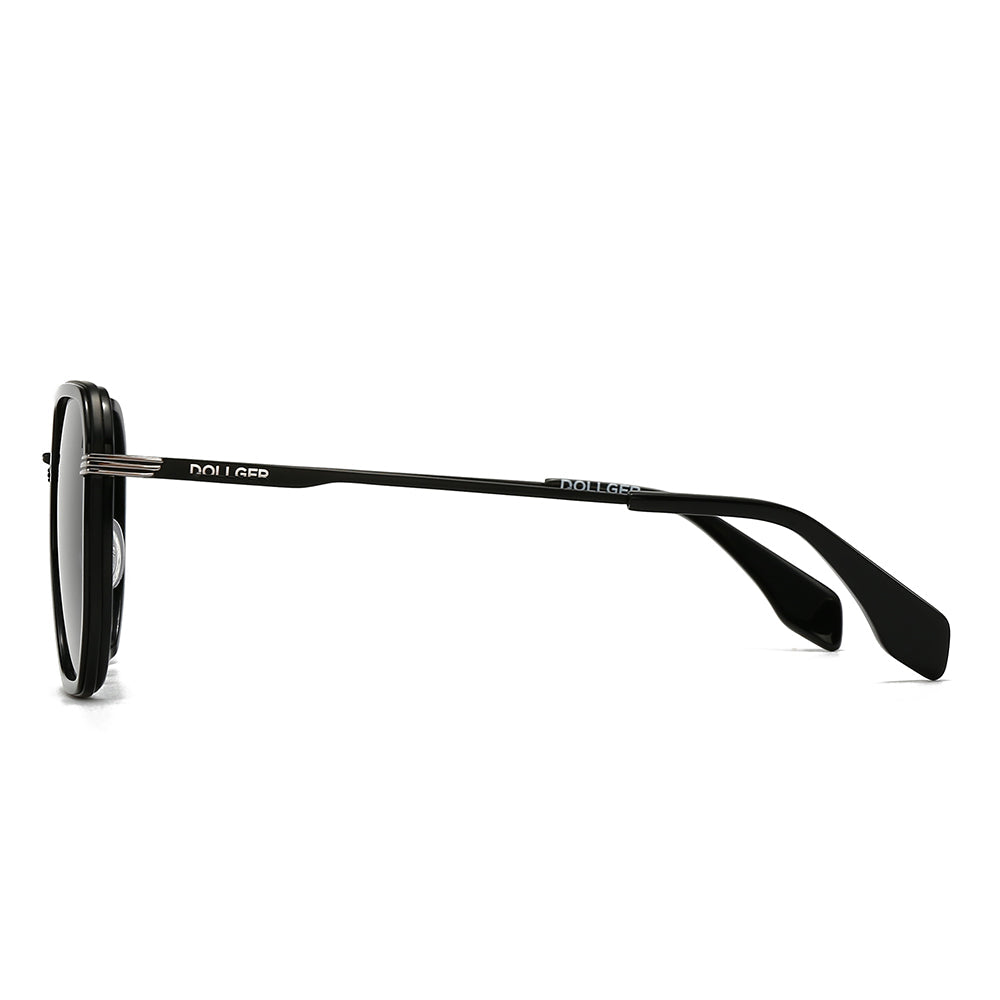 Dollger Retro Polygon Trendy Square Polarized Sunglasses