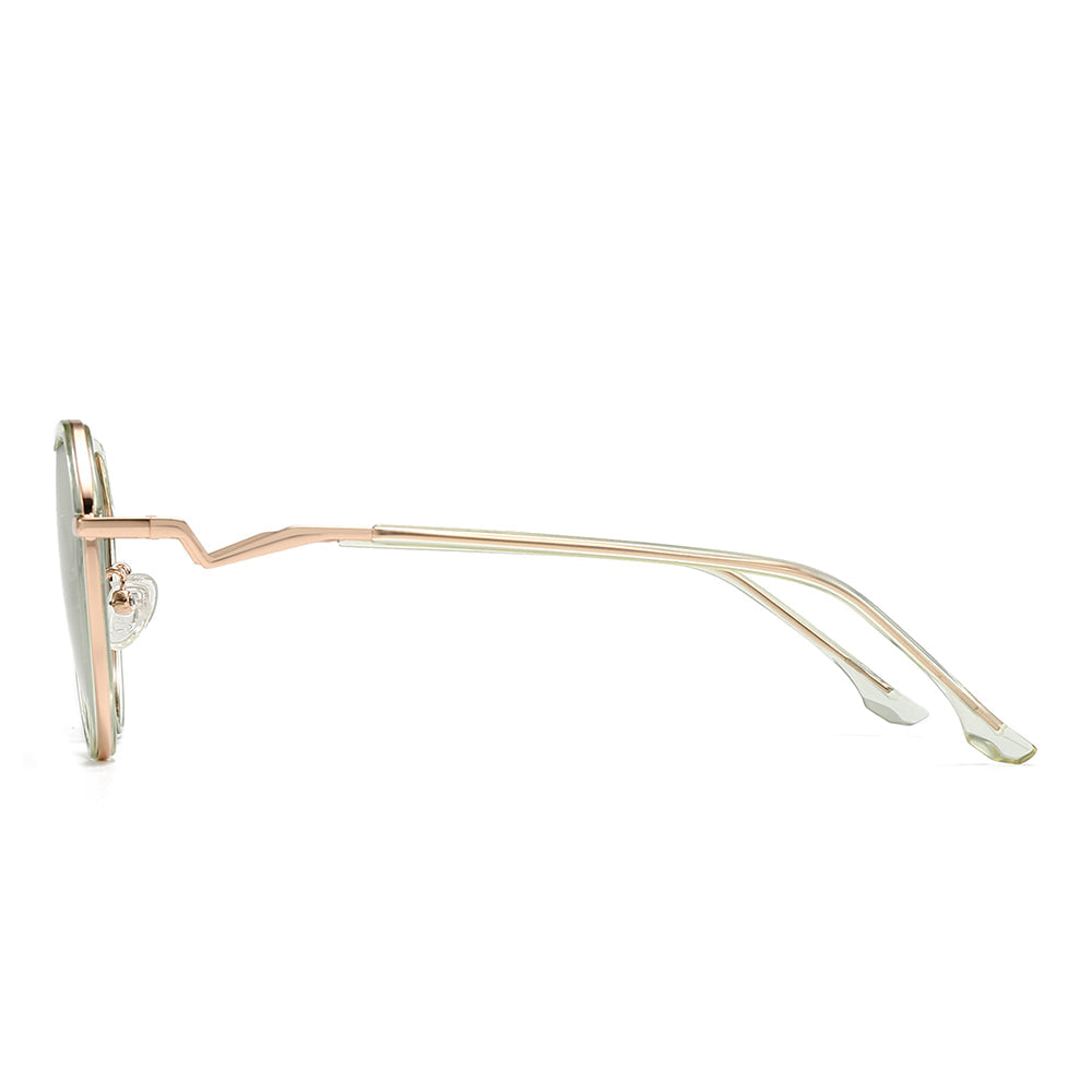 Dollger Gradient Lens Round Sunglasses