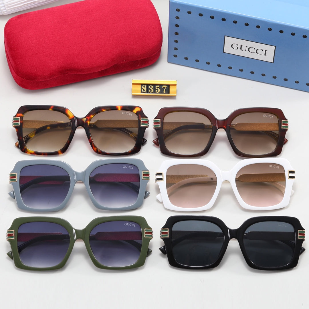 5 Color Trendy Sunglasses 8357