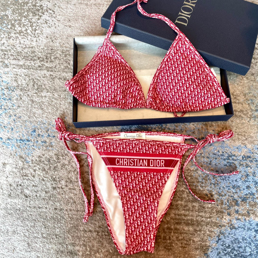 Letter Print Camisole Bra Underwear + Briefs Two-piece Set