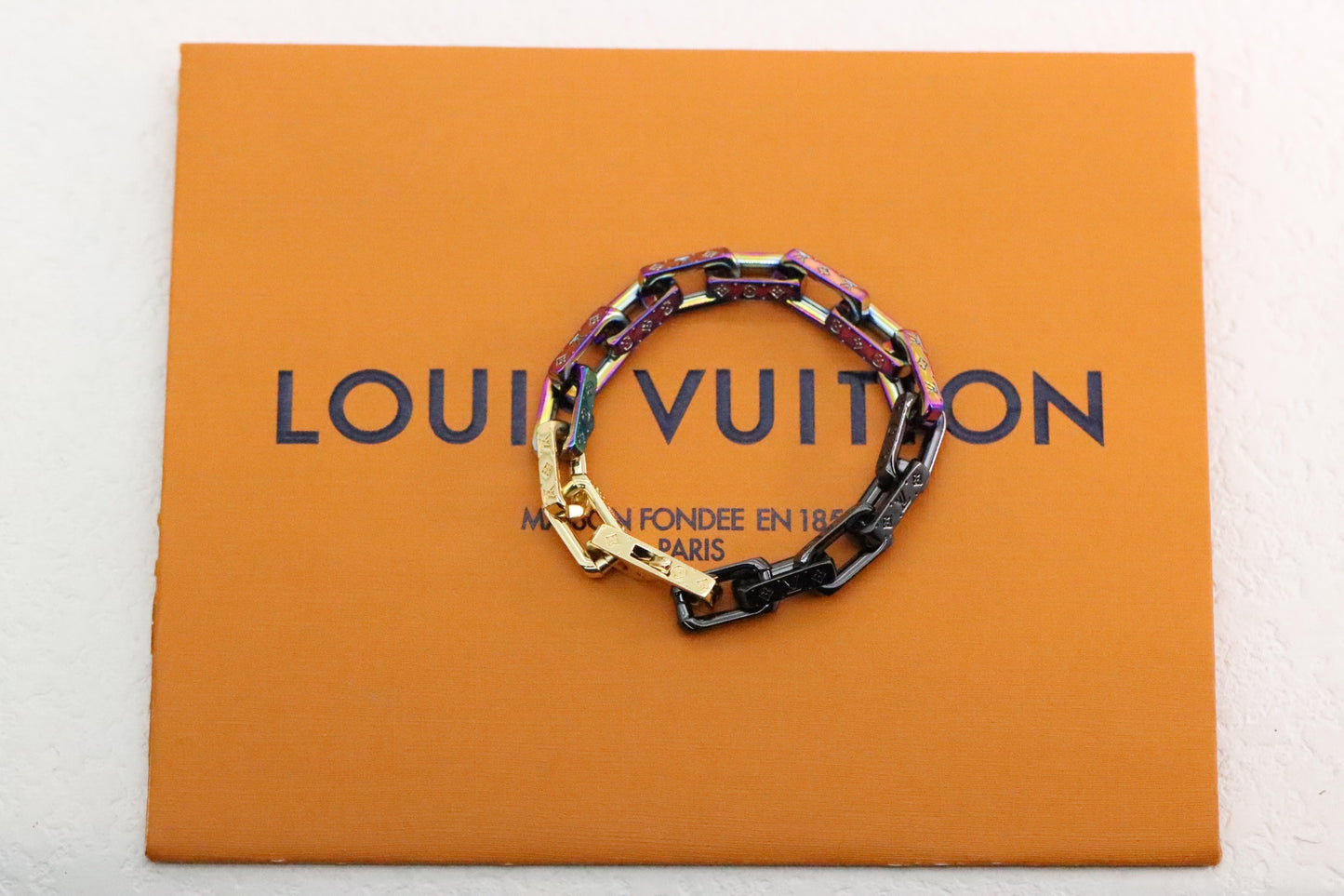 Spliced Tempered Multicolor Bamboo Bracelet