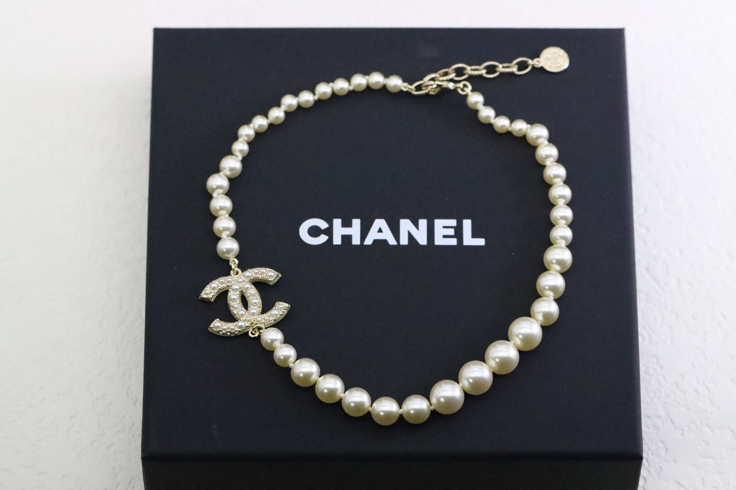 Star Pearl Double C Necklace