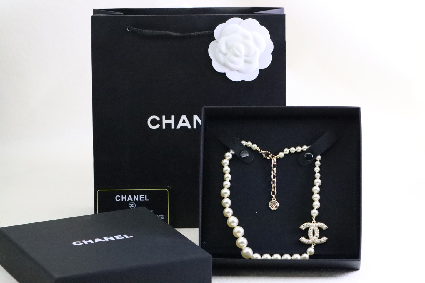 Star Pearl Double C Necklace