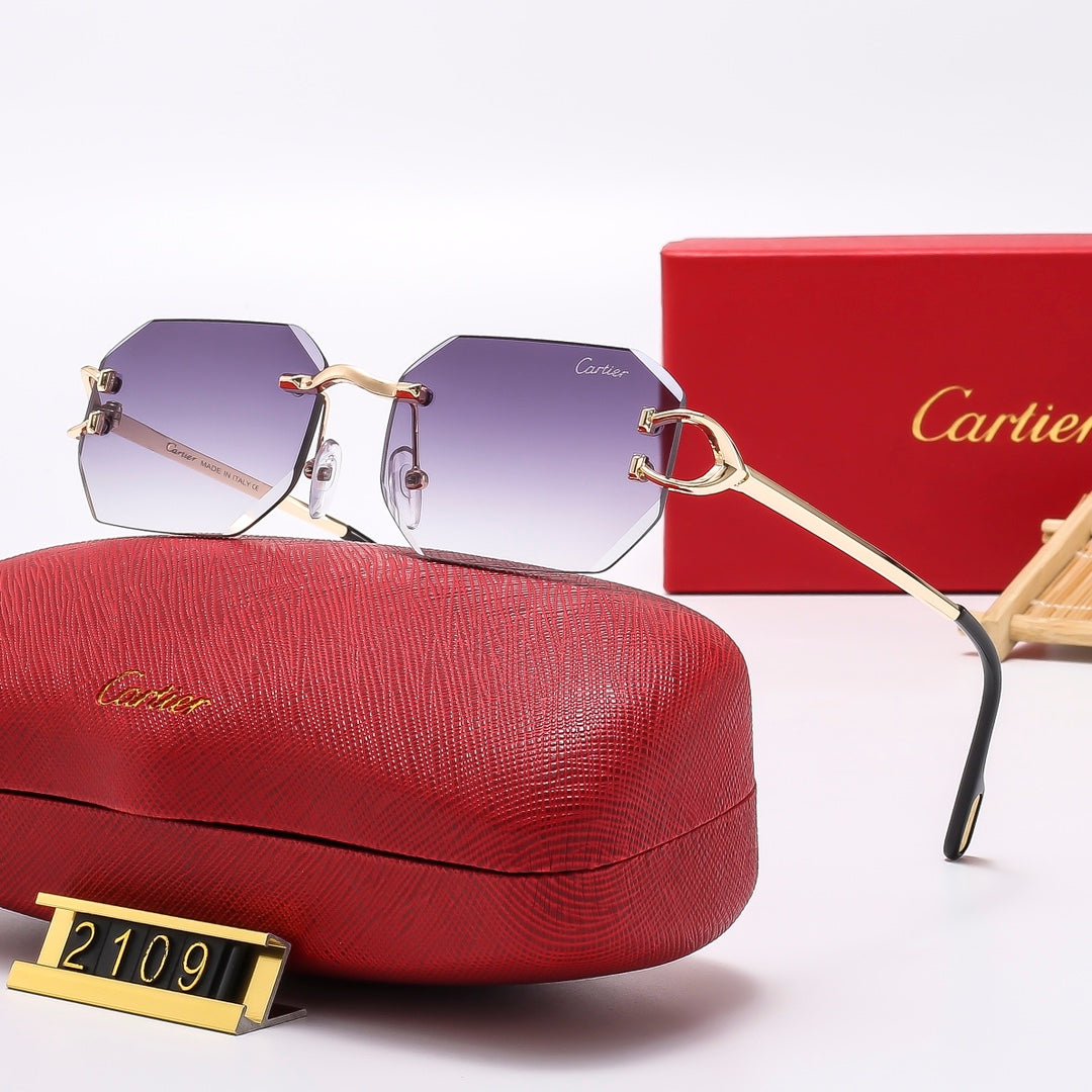 5 ColorsFashion Frameless Sunglasses2109