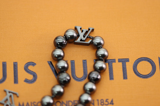 Black color changing beaded couple bracelet
