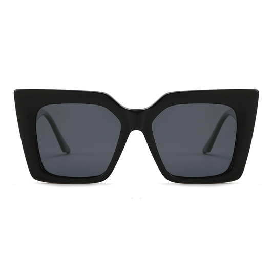 Dollger Elegant Classic Oversized Square Cat Eye Sunglasses