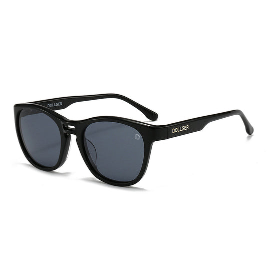 Dollger New Double Brow Bar Design Round Sunglasses