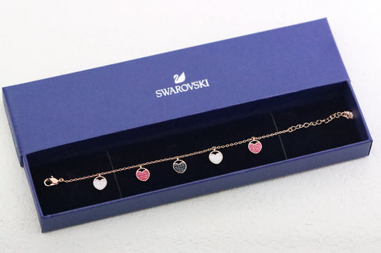 Rose gold heart bracelet