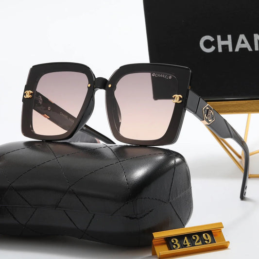 4 color fashion size 5 double C temple polarized sunglasses
