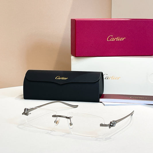 Metal frameless sunglasses