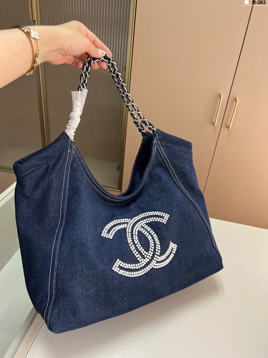 Blue Denim Tote