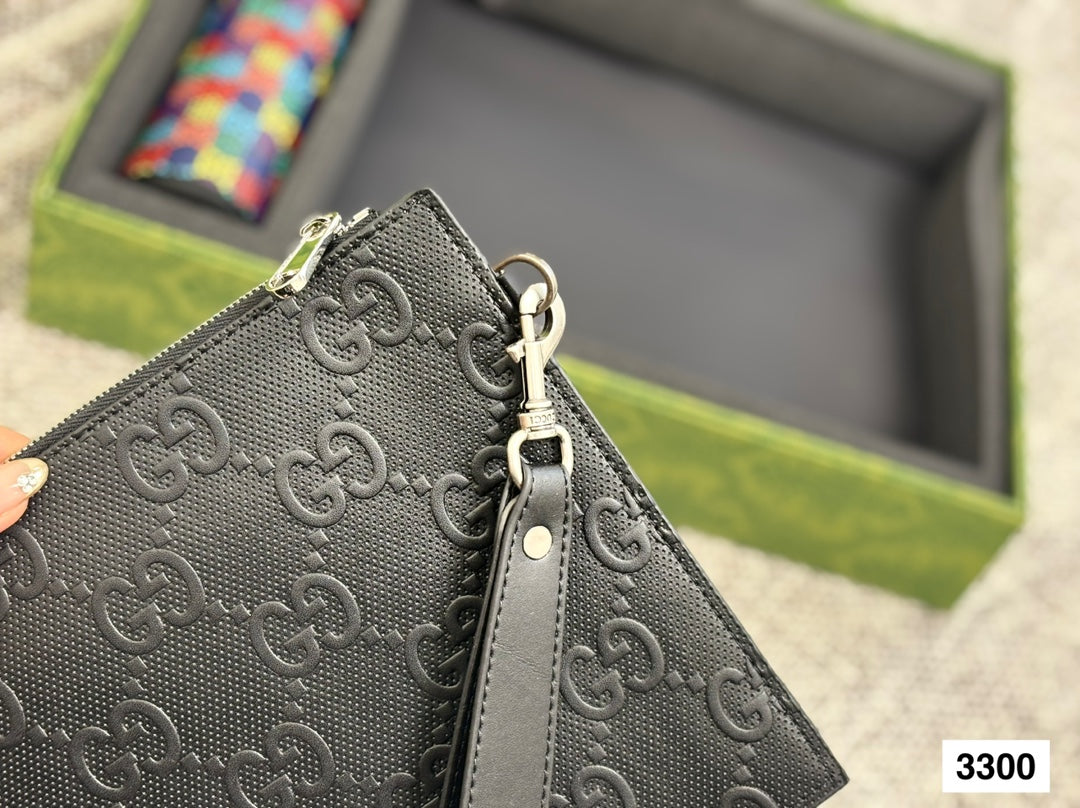 Belt + Clutch + Water Cup Set Cowhide Belt