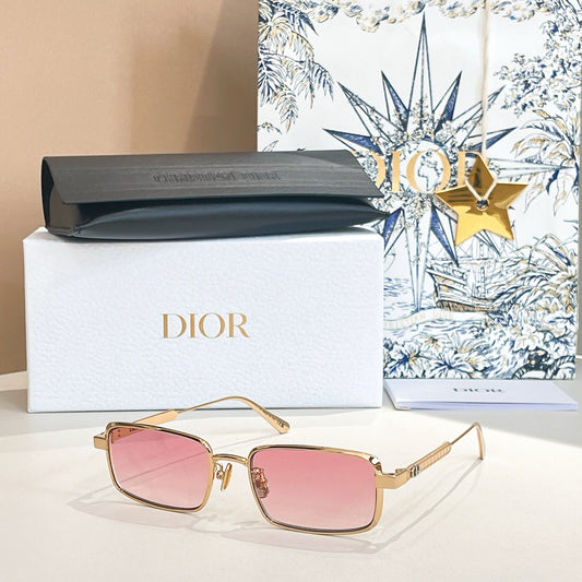 Half frame gradient sunglasses