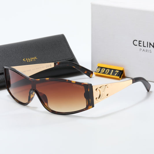 7 colors new integrated lens metal frame sunglasses  69017