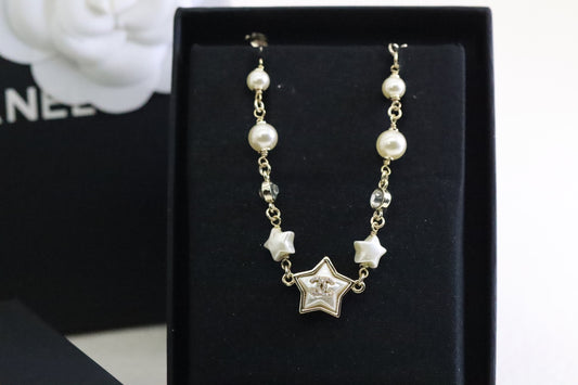 Chanel Star Pearl Double C Bracelet