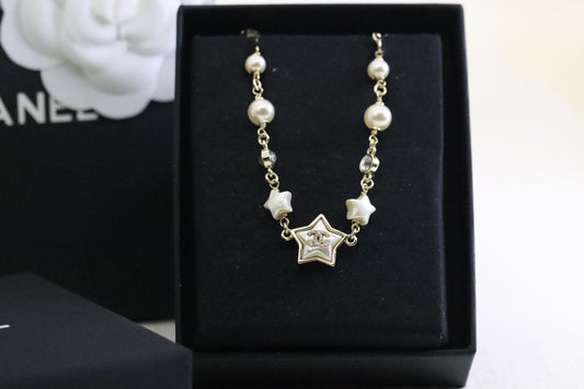 Chanel Star Pearl Double C Bracelet