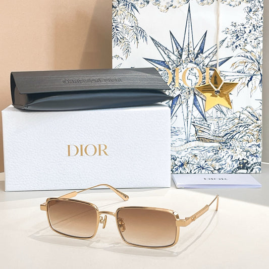 Half frame gradient sunglasses